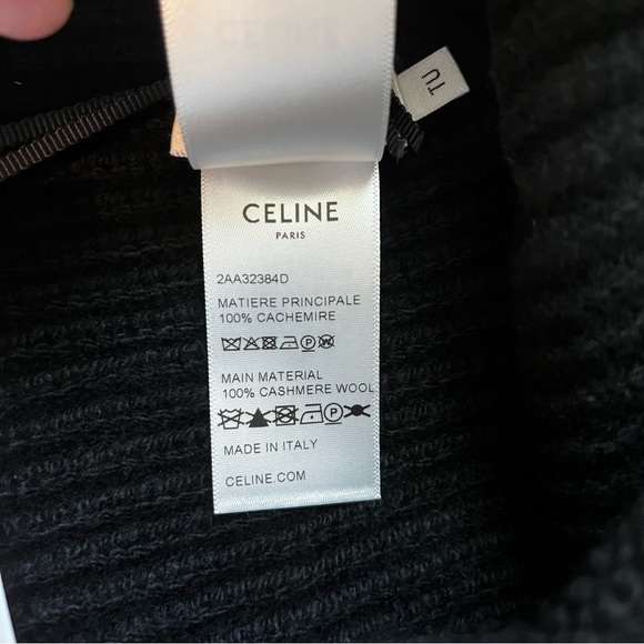 Celine Triomphe Seamless cashmere beanie - Picture 4 of 7
